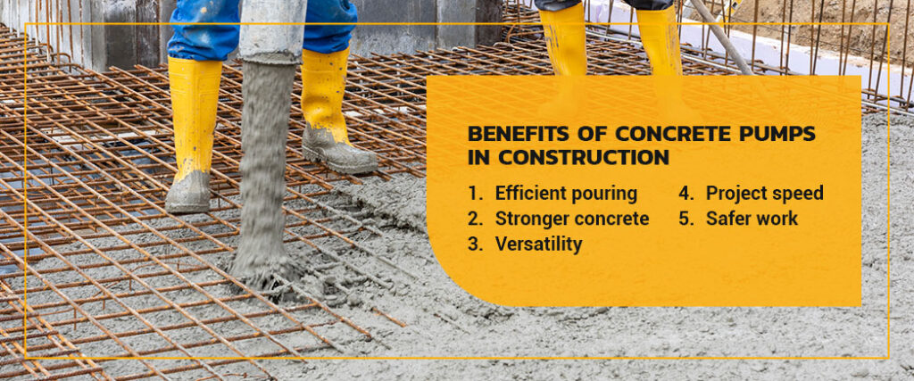 benefits of concrete pumps in construction