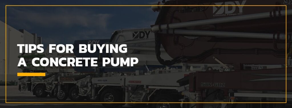 Tips for Buying a Concrete Pump