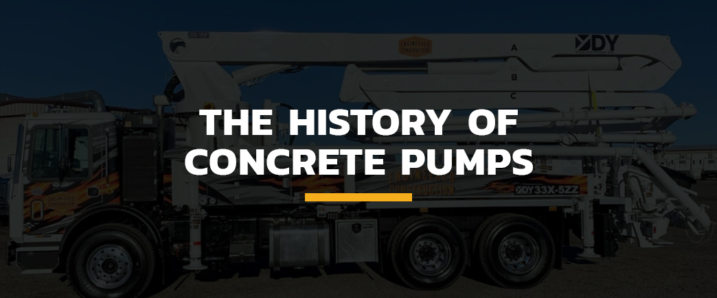 the history of concrete pumps
